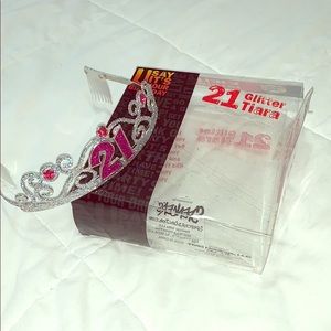 21st Birthday Glitter Tiara